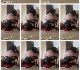 MISTRESS V - Mistress V Feeding Dirty Slave Shit Ass To Mouth