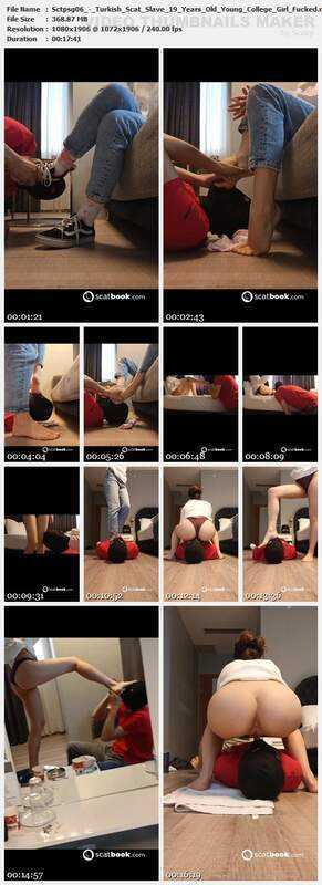 Sctpsg06 - Turkish Scat Slave 19 Years Old Young College Girl Fucked