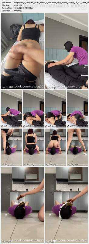Sctpsg06 - Turkish Scat Slave I Became The Toilet Slave Of 22 Year old Lady Larissa