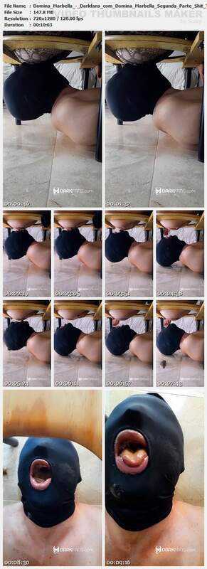 Domina Marbella - Darkfans com Domina Marbella Segunda Parte Shit Toilet Slave