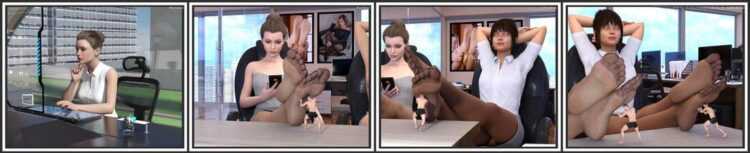 Giantess Amber Collins - Fun Around the Office