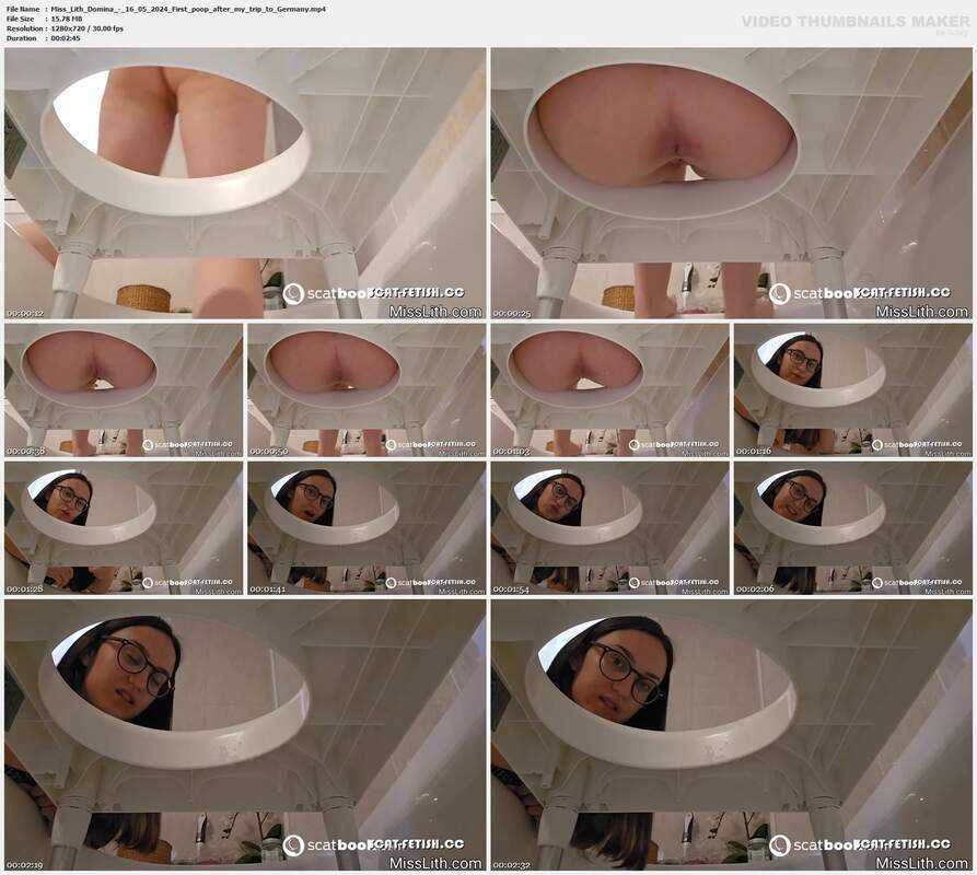 Miss Lith Domina - 16 05 2024 First poop after my trip to Germany