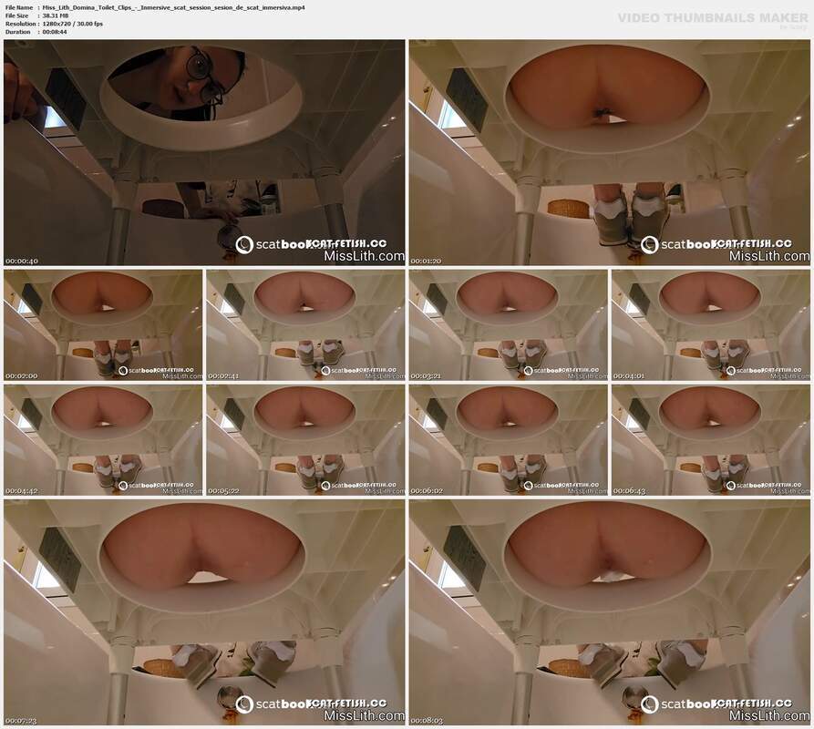 Miss Lith Domina Toilet Clips - Inmersive scat session sesion de scat inmersiva