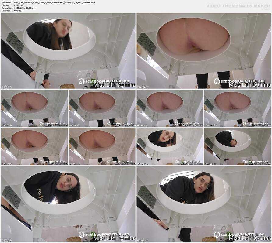 Miss Lith Domina Toilet Clips - Run Interrupted Goddesss Urgent Release