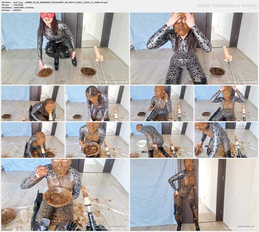 Scat Lina - DINNER IN AN ABANDONED RESTAURANT OR SHITTY HEAD 5 WITH 17 LOADS-01