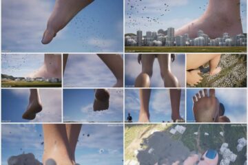 FoFe3D - Giantess Walking on a Town