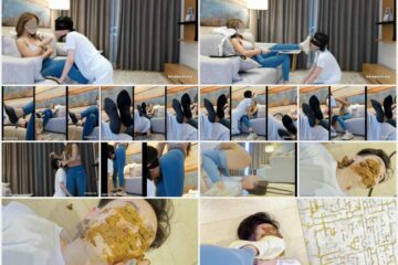 Chinese Scat Love - Legging Goddess Pooped Into The Toilet Subs Mouth