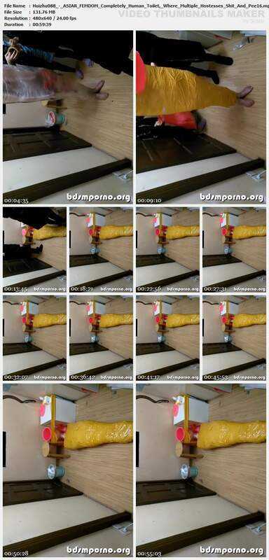 Huizhu088 - ASIAN FEMDOM Completely Human Toilet, Where Multiple Hostesses Shit And Pee16