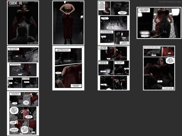 [ThuwaGTS] Resident Evil Giantess - Ada Wong