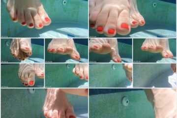 WorldUnseenFilms - Scarletts Feet in the water
