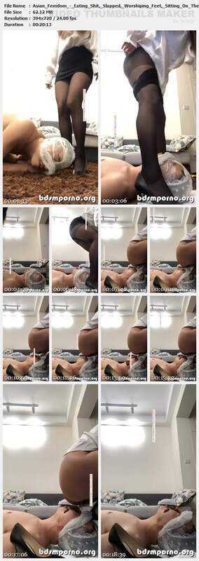 Asian Femdom - Eating Shit, Slapped, Worshiping Feet, Sitting On The Face, Peeing