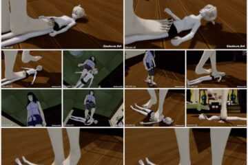 Mito Trample - Giantess Hinata Trample Crush
