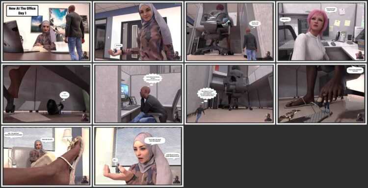 Mr - . Armon - New At The Office - Office Day 1 - Introductions - Complete - 3D Adult Comic