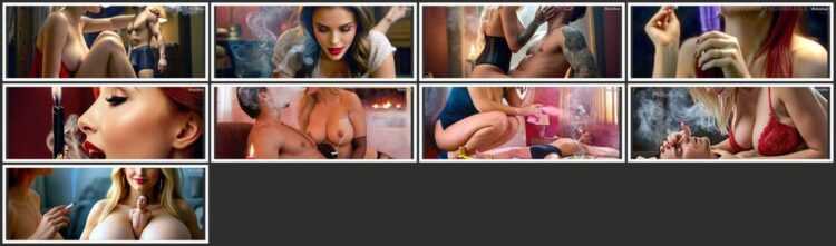 Smokinggiantess - Smoking Domination - AI-Generated Adult Art
