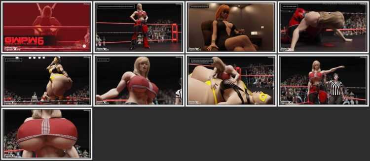 DK - Growing Women Pro Wresling 6 - 3D Adult Comic