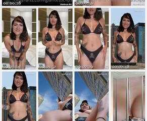 Larger Than Life - Exhibitionist Girlfriend Wants to Grow
