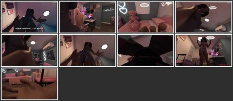 PROGIantessLabs - Sister Shrinking Tease Part 3 - 3D Adult Comic