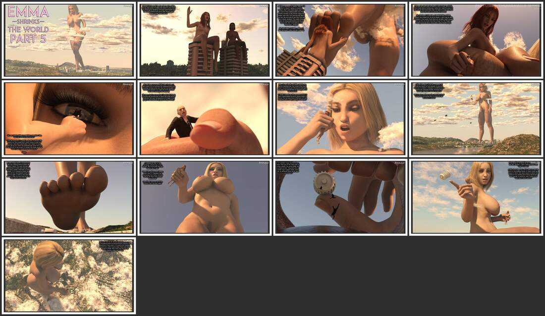 Rfd - Emma Shrinks the World 5 - Complete - 3D Adult Comic Rfd - Emma Shrinks the World 5 - Complete - 3D Adult Comic