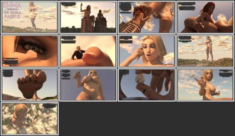 Rfd - Emma Shrinks the World 5 + Mp3 Story - Complete - 3D Adult Comic