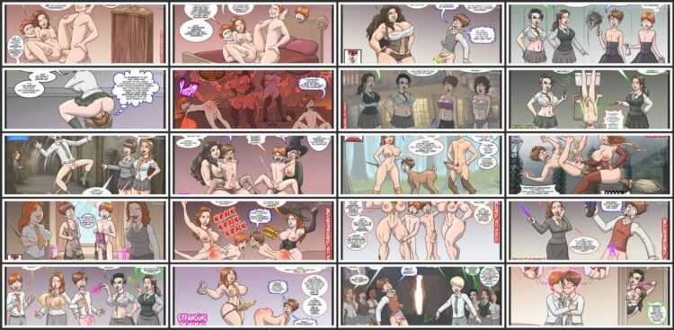 The Wizarding World of Bitchcraft - Western Adult Comic