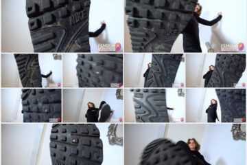 FEMDOMSQUAD Video Store - I will crush you under my dirty sneakers Giantess Feet and Trampling POV with Miss Kinga FULL HD