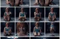 Giantess Nami - and the tiny foot slave