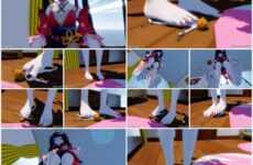 Mito Trample - Giantess Sparle Footjob Trample