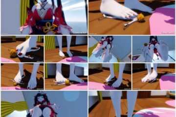 Mito Trample - Giantess Sparle Footjob Trample