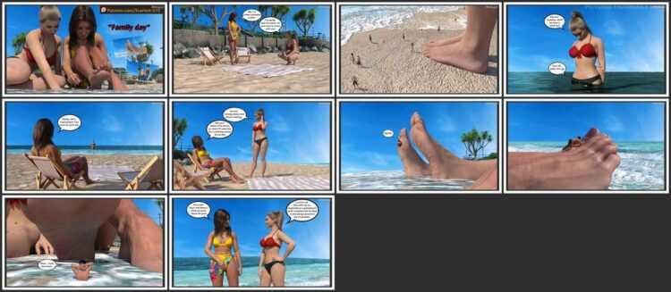 ScarlettGTS - Fаmily Day - 3D Adult Comic