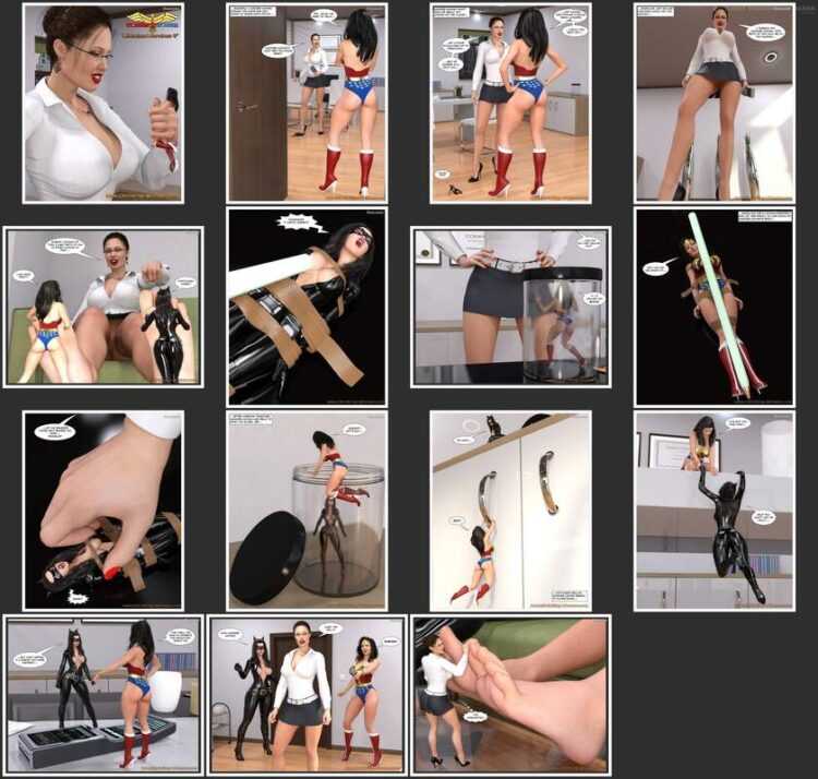 llayhu - Mіnimized Hеroines 4 - 3D Adult Comic