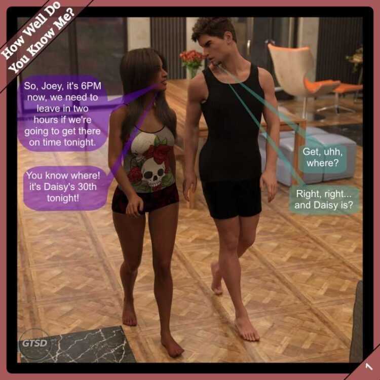 GTSDelights - How Well Do You Know Me - 3D Adult Comic