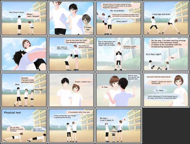 GirlGrowthClub - Fitness Tests - 3D Adult Comic