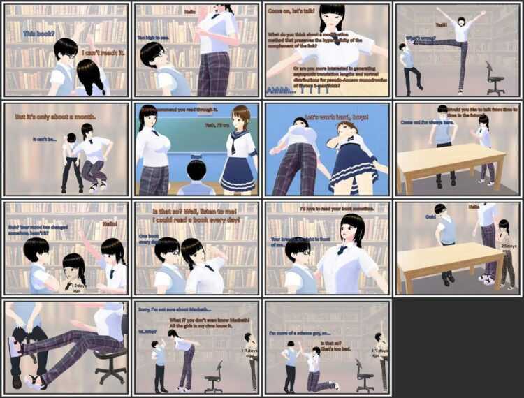 GirlGrowthClub - The Library - 3D Adult Comic