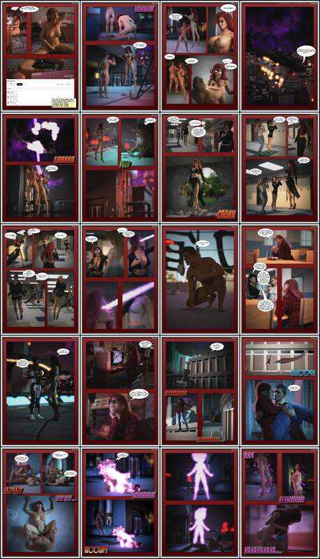 HMGTS - Red Empress - 3D Adult Comic
