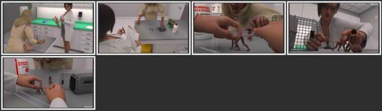 Chooch420 - Vet Clinic - 3D Adult Comic