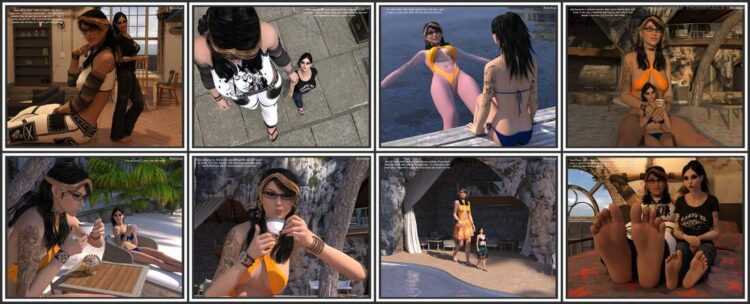 DarkestHour55 - Foot Tall Girlfriend - 3D Adult Comic