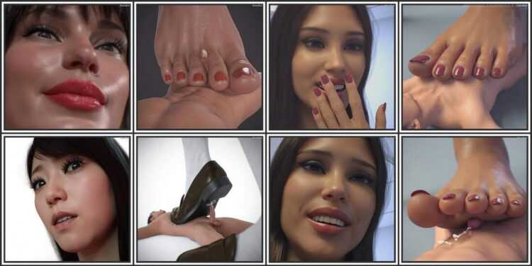 Flagg3D - Feet Fun Four - 3D Adult Comic