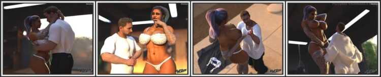 FontSize - Olives Sensual Shrinking - 3D Adult Comic