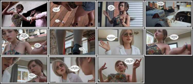 Krieginax - Tiny or Not Still Siblings - Ongoing - 3D Adult Comic