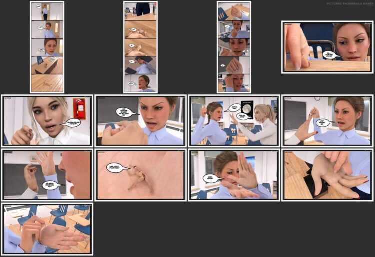 MantInTheHand - School Games by - 3D Adult Comic