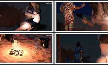Vedogon - Incident in the Desert - 3D Adult Comic