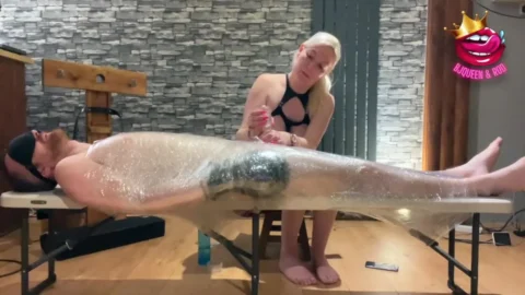 bjqueenandrod Handjob Compilation Bondage Wrapped Edging  Ruined Orgasm