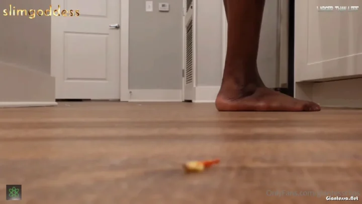 Larger Than Life – Insignificant Speck Under a Giantess Feet starring Slim