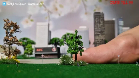 Giantess FootyQueen – Destruction Part 6