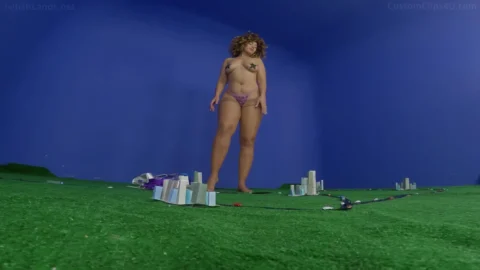 GiantessZone Movies – Horny Mega Alien Attack