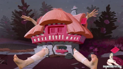 Diane Chrystall – Growing Into Giantess Alice In Wonderland