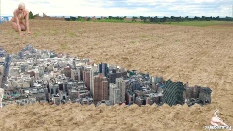 Diane Chrystall – Giantess Blows Away Your Entire City