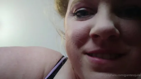Julie Bliss  – Giantess Julie Crushes You With Her Huge Tits And Then Swallows You Whole