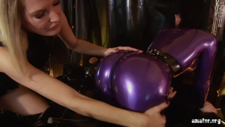 Amator dominatrix hogtied  A Nasty Latex Fantasy Part . Starring Bizarrlady Alice, Slave M, Lady Blackdiamond
