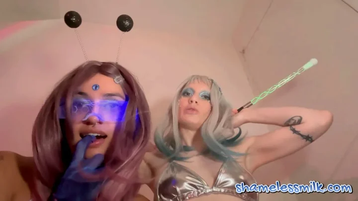 More ShamelessMilk – Giantess Aliens Mesmerizing Shrinking Milking Vore JOI